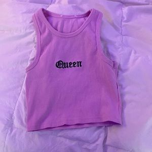 Pink stretchable top